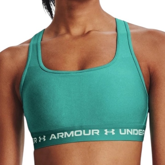 NWT Under Armour Women's Teal Sports Bra - Picture 1 of 4